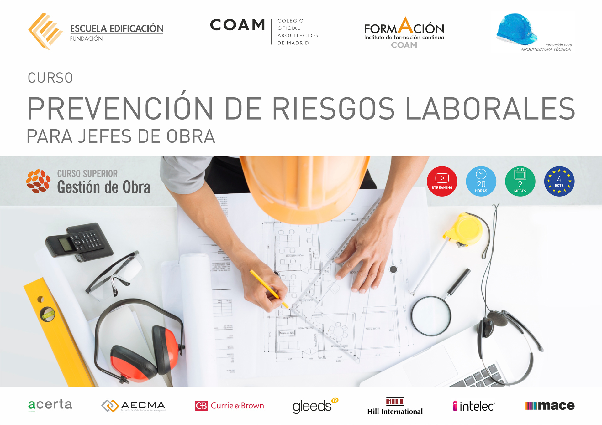 COAT Cádiz. Plataforma de formación para Arquitectura Técnica. Organiza Colegio Madrid