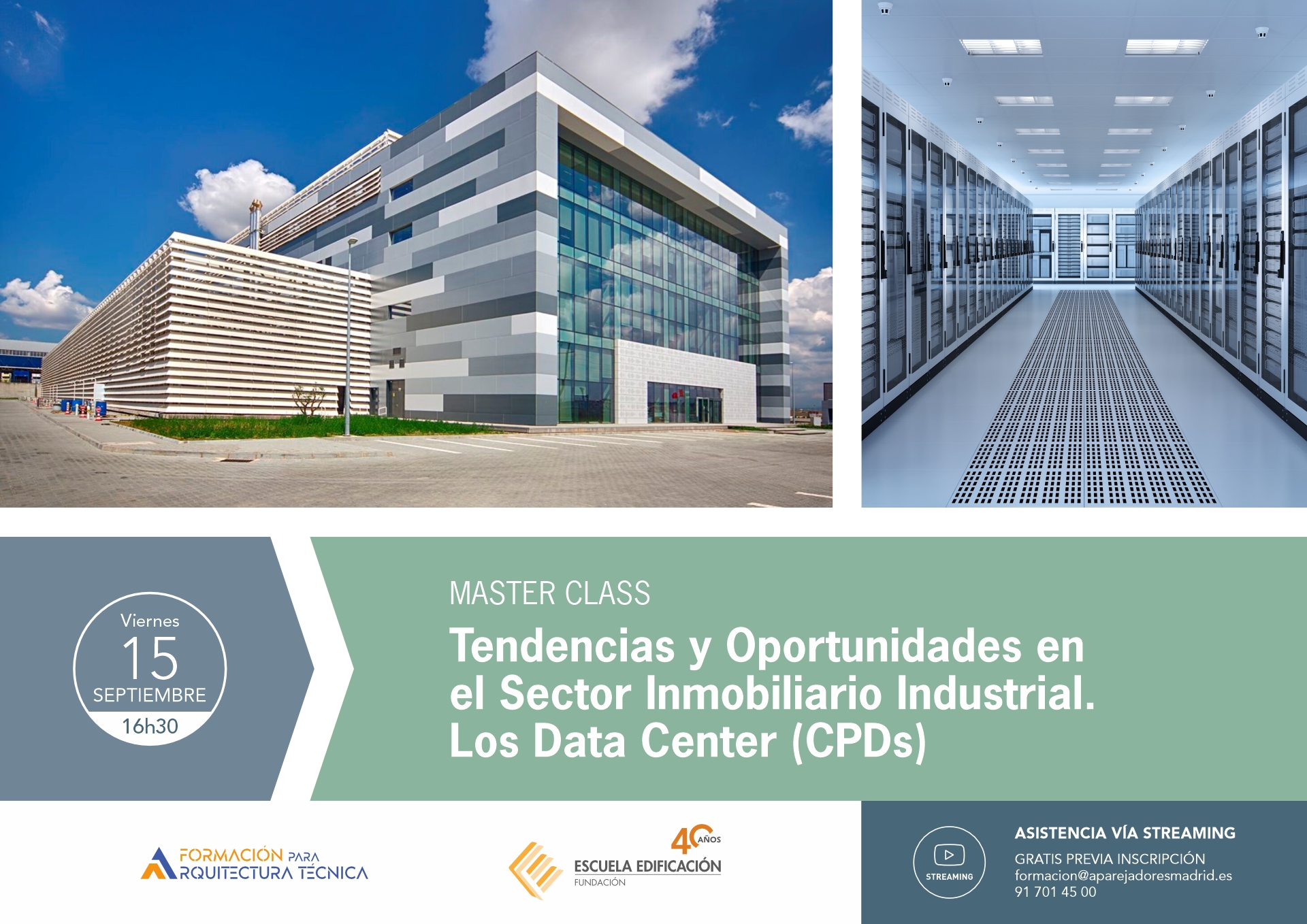 COAT Cádiz. Plataforma de formación para Arquitectura Técnica. Organiza Colegio Madrid