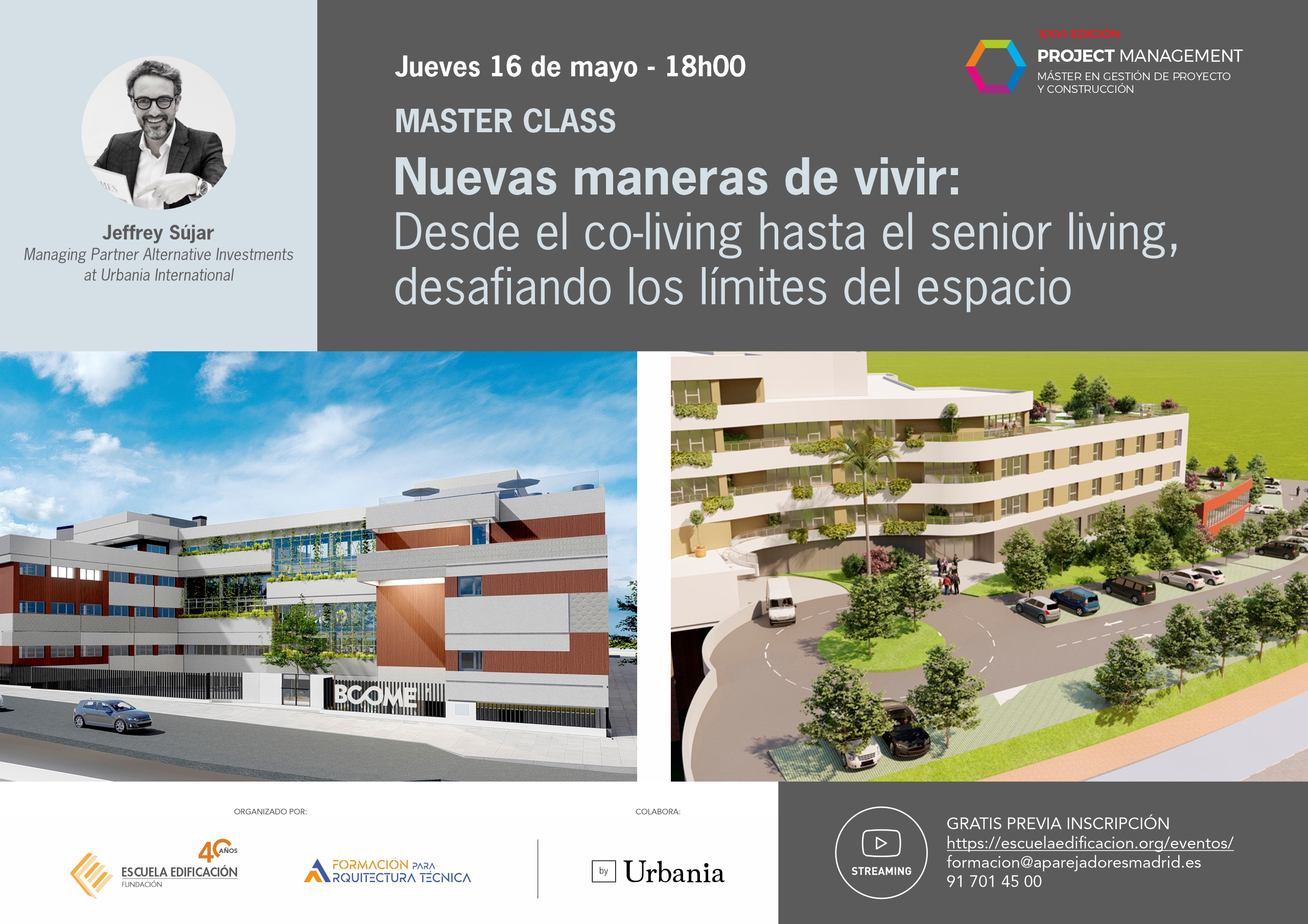 COAT Cádiz. Plataforma de formación para Arquitectura Técnica. Organiza Colegio Madrid