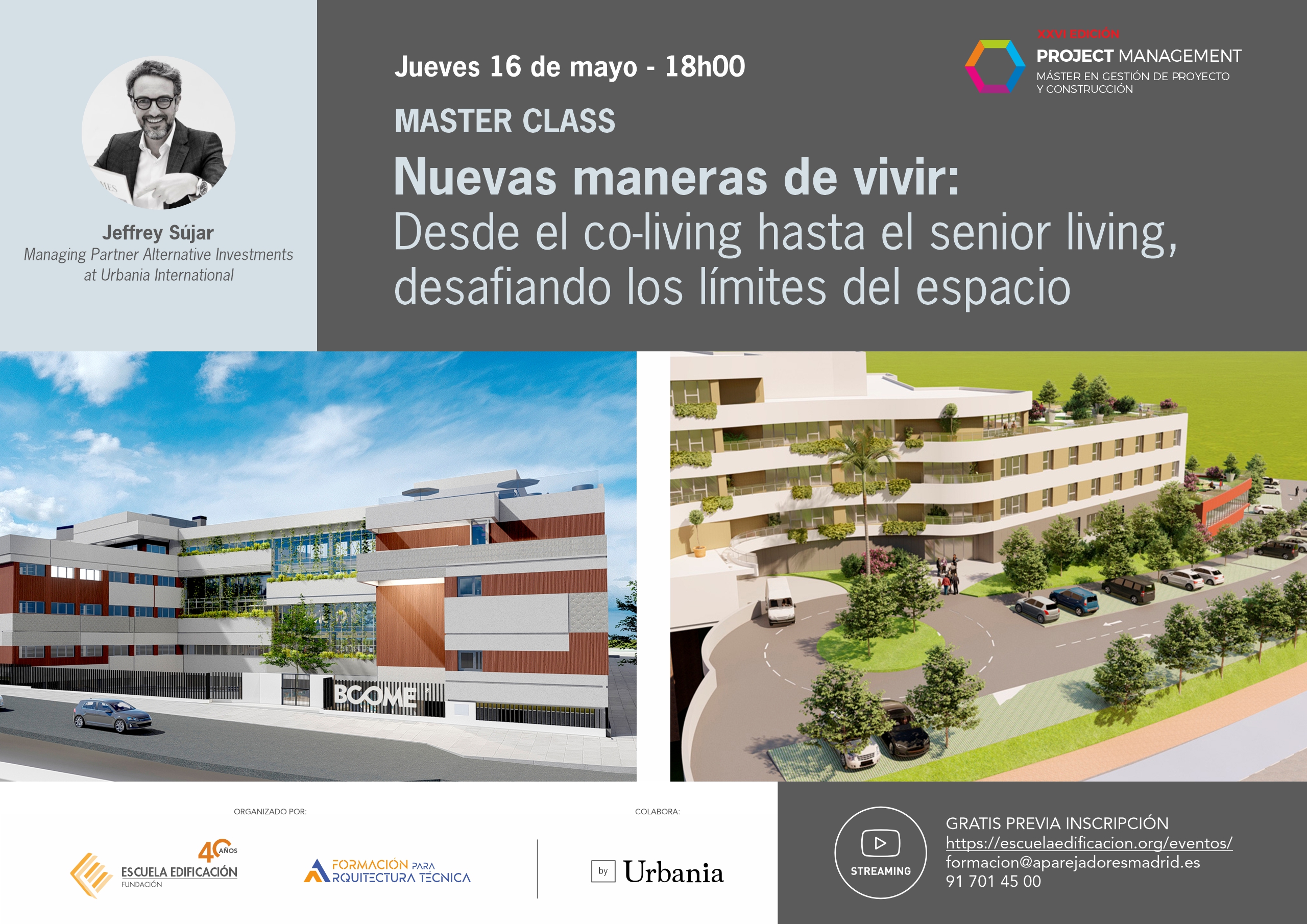 COAAT Cádiz. Plataforma de formación para Arquitectura Técnica. Organiza Colegio Madrid